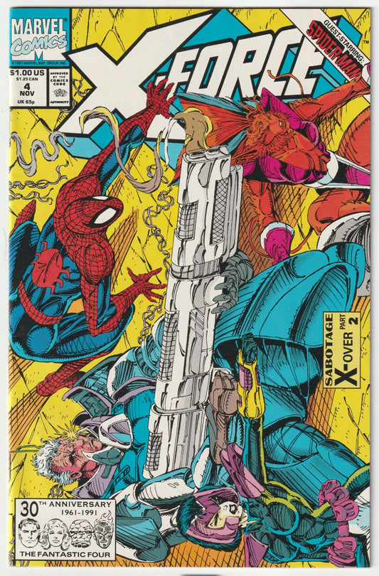 X-Force #4, Comic Book Collecting, Comic Book Investment, Marvel Comics, 90s Comics, Buy Comics Online, Rare Comics, Comic Book Store Online, Cable Comic, X-Force Comics, Comic Book Speculation, Collectible Comics.