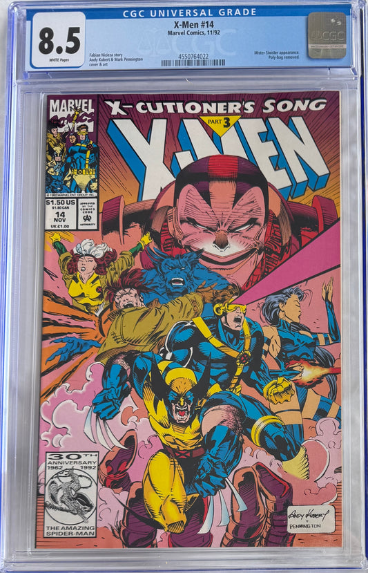 X-Men Vol. 2 Issue #14 (CGC 8.5) – Key Mister Sinister Appearance