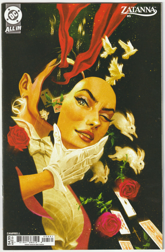 Zatanna #5 (Sebastián Fiumara Card Stock Variant Cover, DC 2025) (NM/NM+)