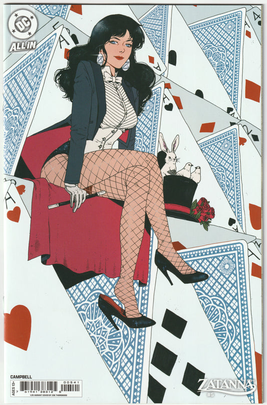 Zatanna #5 (Zoe Thorogood 1:25 Incentive Card Stock Variant Cover, DC 2025) (NM/NM+)