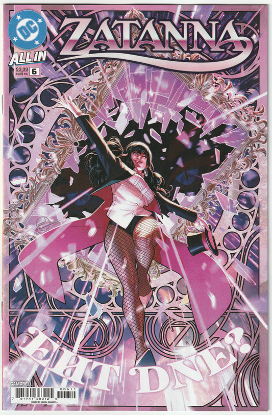Zatanna #6 (of 6) Cover A Jamal Campbell – DC Comics 2025 (NM)