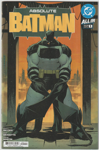 ABSOLUTE BATMAN #1 (1st Print) CVR A NICK DRAGOTTA (1st Print & More) [SIGNED BY SCOTT SNYDER]