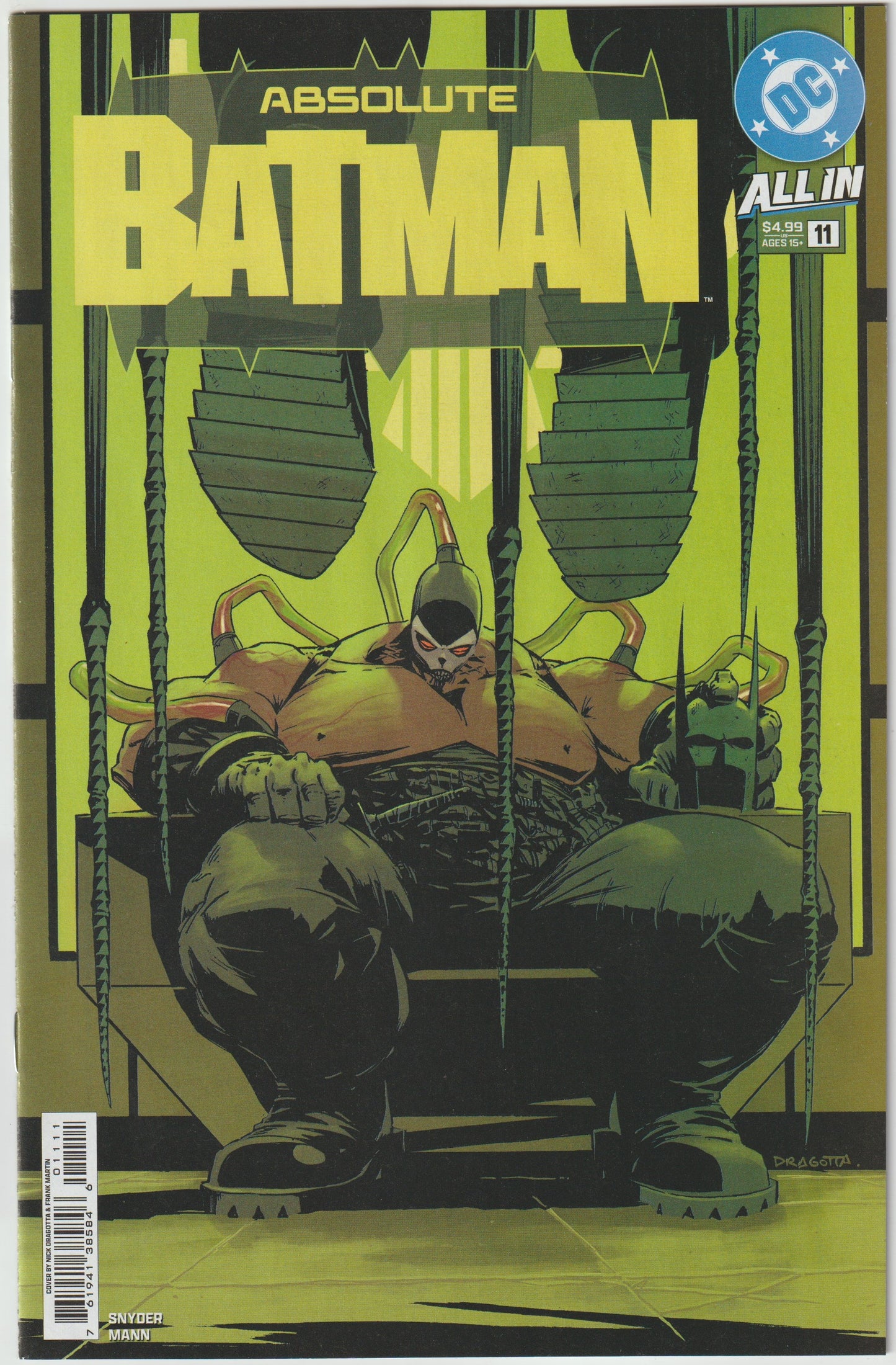 ABSOLUTE BATMAN #11 (1st Print & More) [SIGNED BY SCOTT SNYDER AND CLAY MANN]