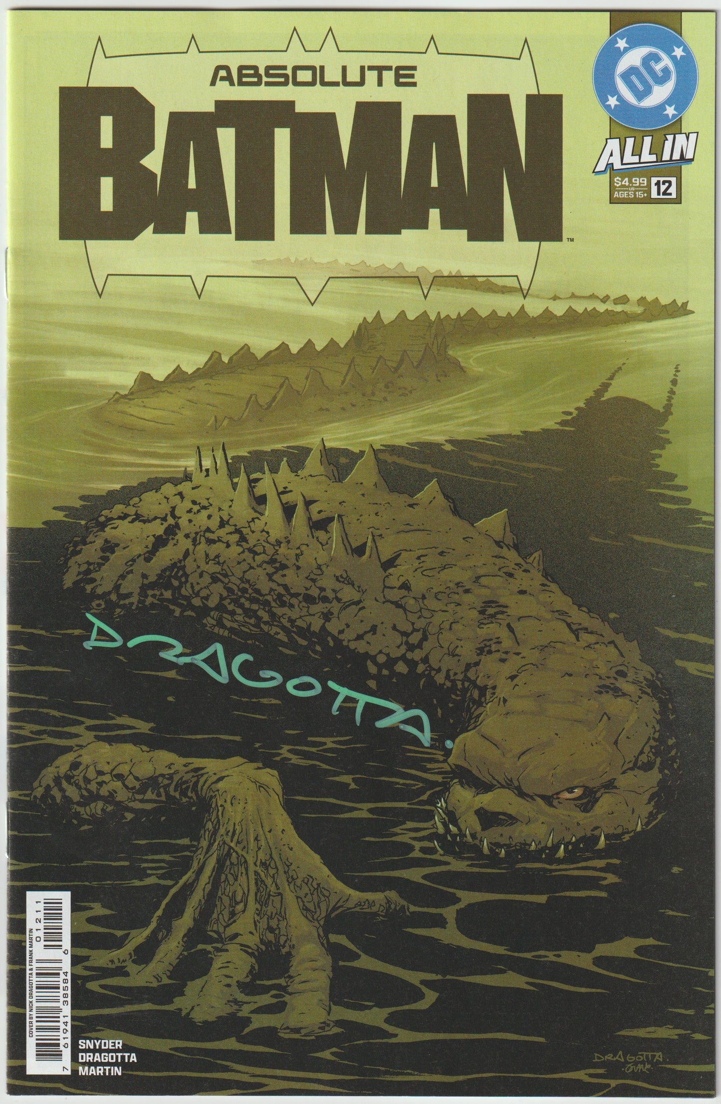 ABSOLUTE BATMAN #12 (1st Print & More) [SIGNED BY SCOTT SNYDER & NICK DRAGOTTA]