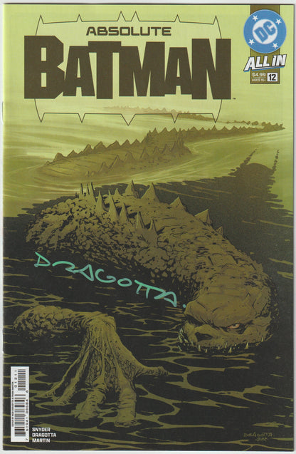ABSOLUTE BATMAN #12 (1st Print & More) [SIGNED BY SCOTT SNYDER & NICK DRAGOTTA]