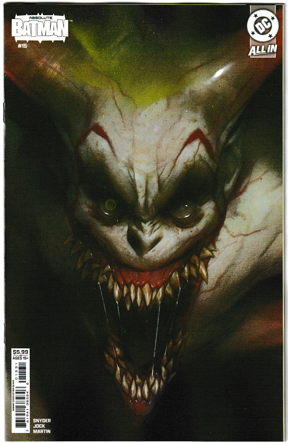 ABSOLUTE BATMAN #15 (1st Print) [SIGNED BY SCOTT SNYDER]