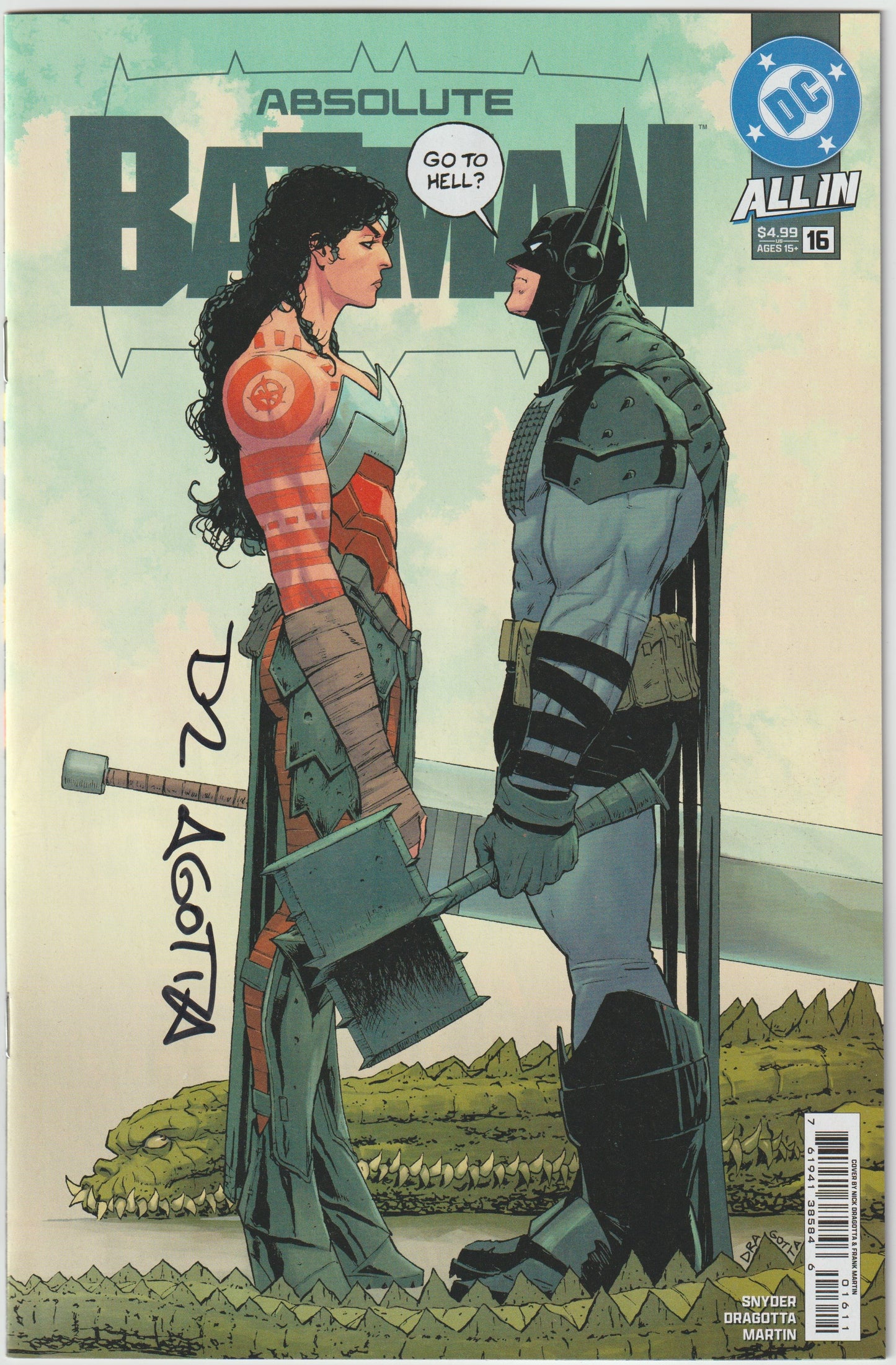 ABSOLUTE BATMAN #16 (1st Print & More) [SIGNED BY SCOTT SNYDER & NICK DRAGOTTA]