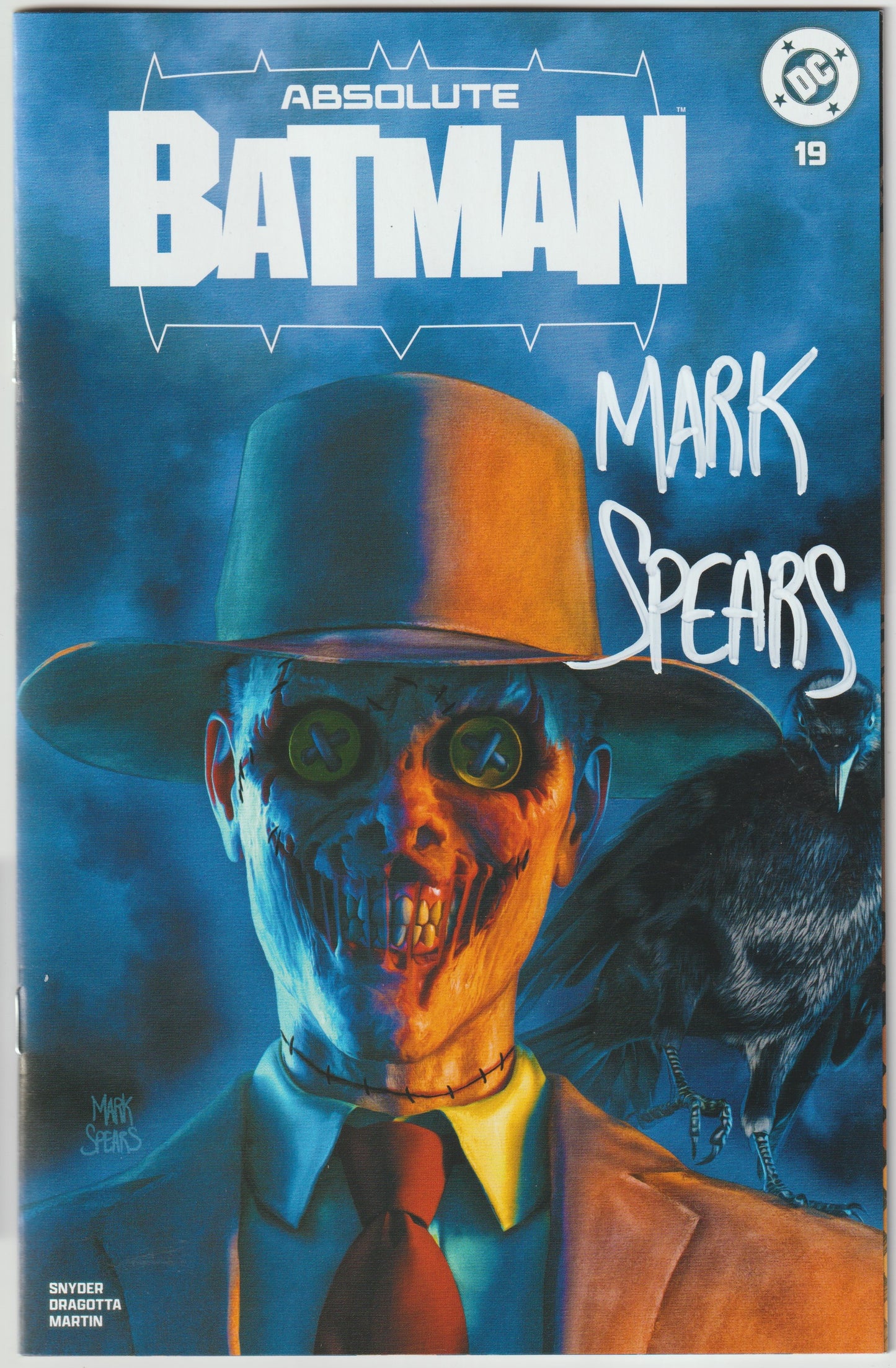 ABSOLUTE BATMAN #19 Mark Spears Exclusive Cover Trade Dress (1st Print) [SIGNED BY MARK SPEARS AND SCOTT SNYDER]