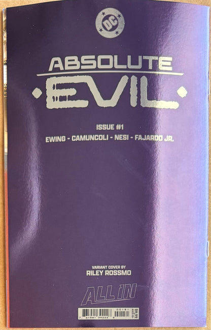 Absolute Evil #1 (One-Shot) (2025) Cover F Riley Rossmo Foil Variant