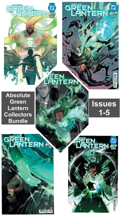 ABSOLUTE GREEN LANTERNS COLLECTORS  BUNDLE #1 (5 Book Bundle)