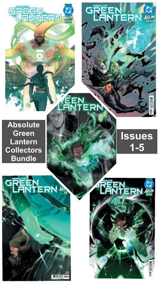 ABSOLUTE GREEN LANTERNS COLLECTORS  BUNDLE #1 (5 Book Bundle)