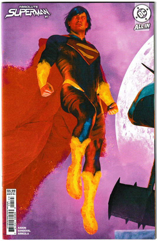 Absolute Superman #1 Fifth Printing CVR B Mark Spears Connecting Card Stock Variant (NM/NM+)