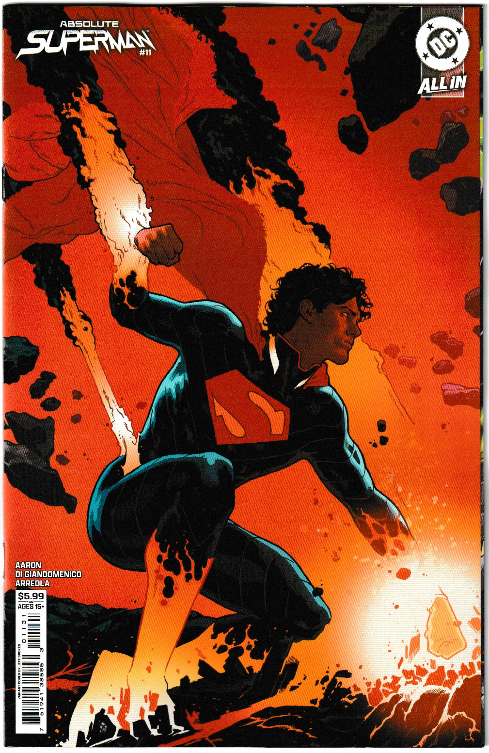 Absolute Superman #11 (1st Print, Jeff Spokes Cover C) DC Comics 2025 (NM/NM+)