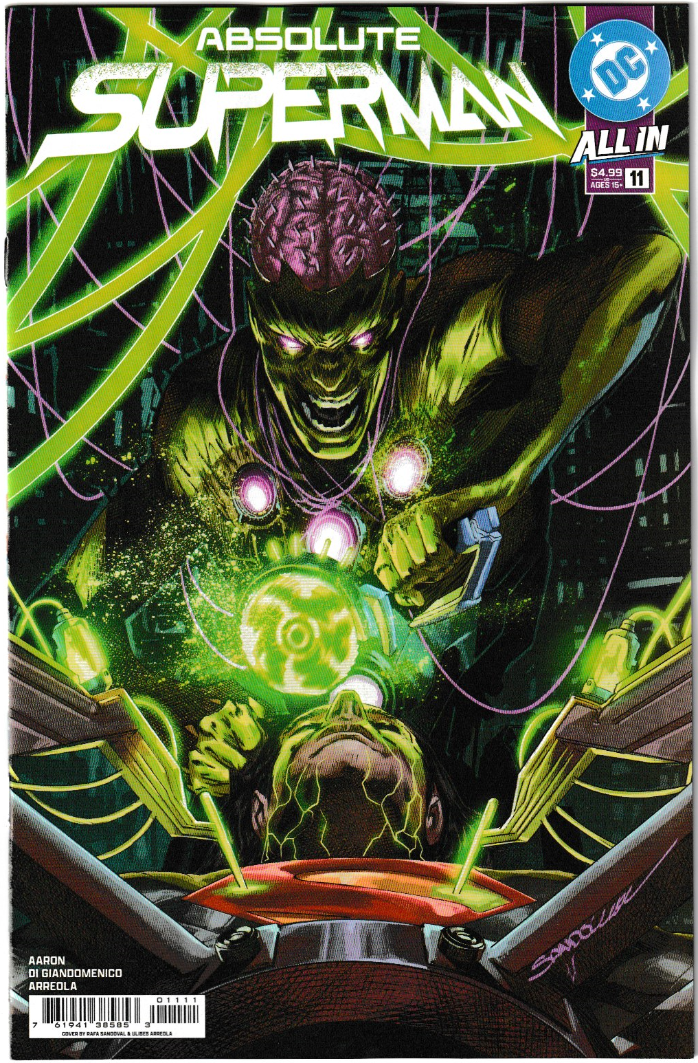 Absolute Superman #11 (1st Print, Sandoval/Arreola Cover A) DC Comics 2025