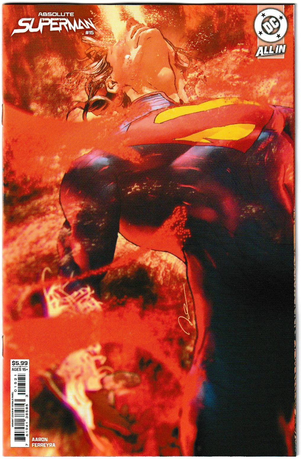 Absolute Superman #15 Bundle Covers A-D (1st Print) [4 Book Bundle]