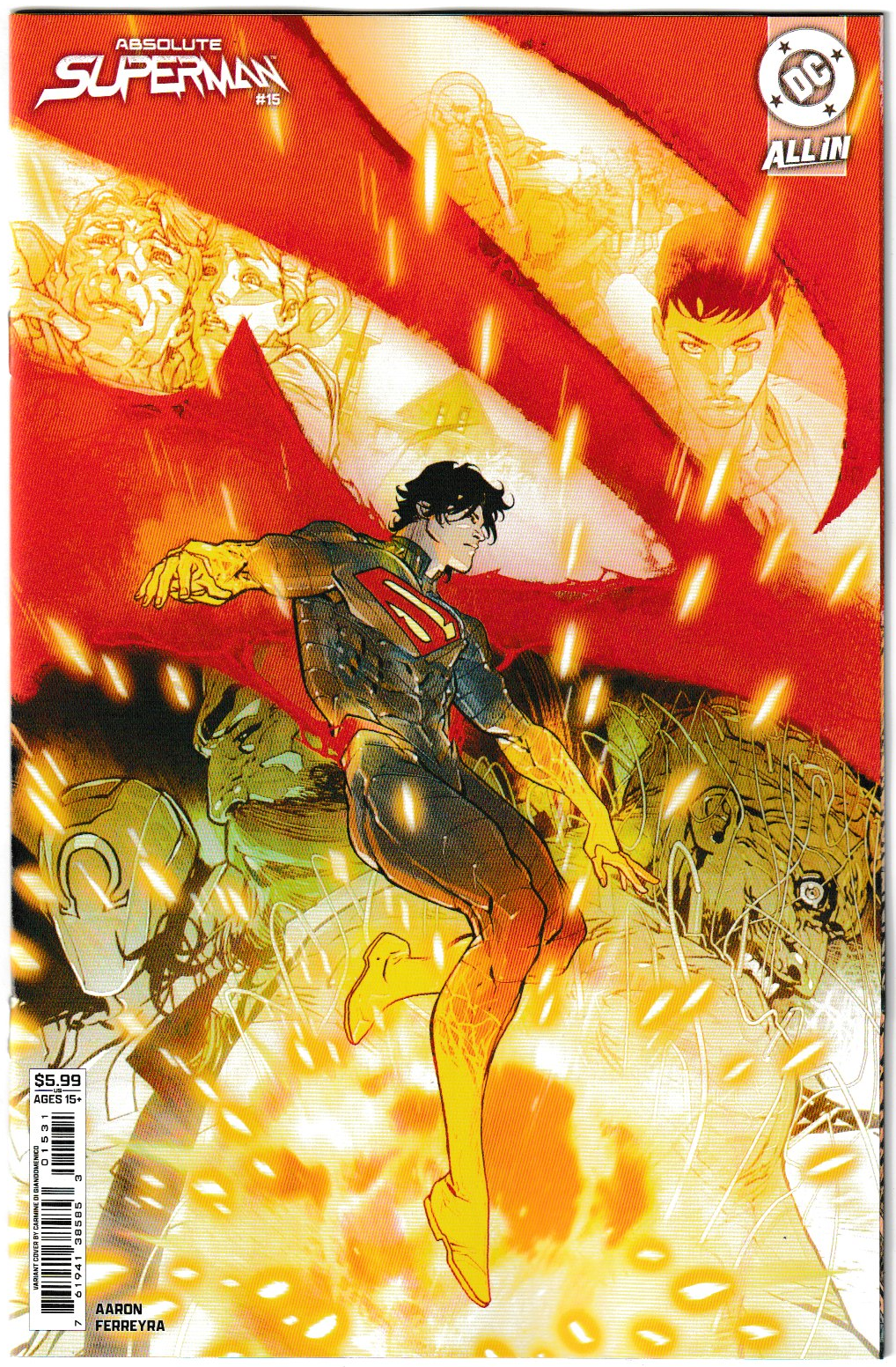 Absolute Superman #15 Bundle Covers A-D (1st Print) [4 Book Bundle]