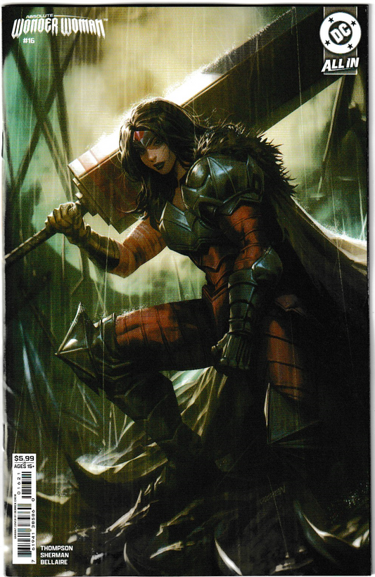 ABSOLUTE WONDER WOMAN #16 CVR B DERRICK CHEW CARD STOCK VAR 1st Print