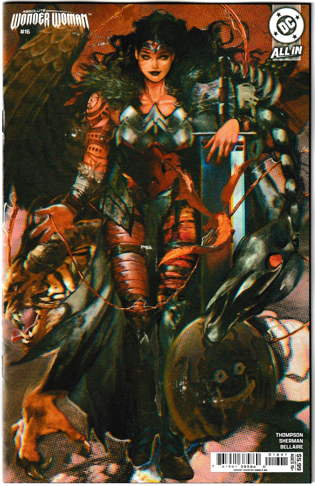 ABSOLUTE WONDER WOMAN #16 Bundle 4 Covers A, B, C & E (1st Print) [4 Book Bundle]