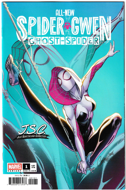 All-New Spider-Gwen: The Ghost-Spider #1 J. Scott Campbell Just Spectacular Collection Variant (Marvel Comics, 2025) (NM/NM+)