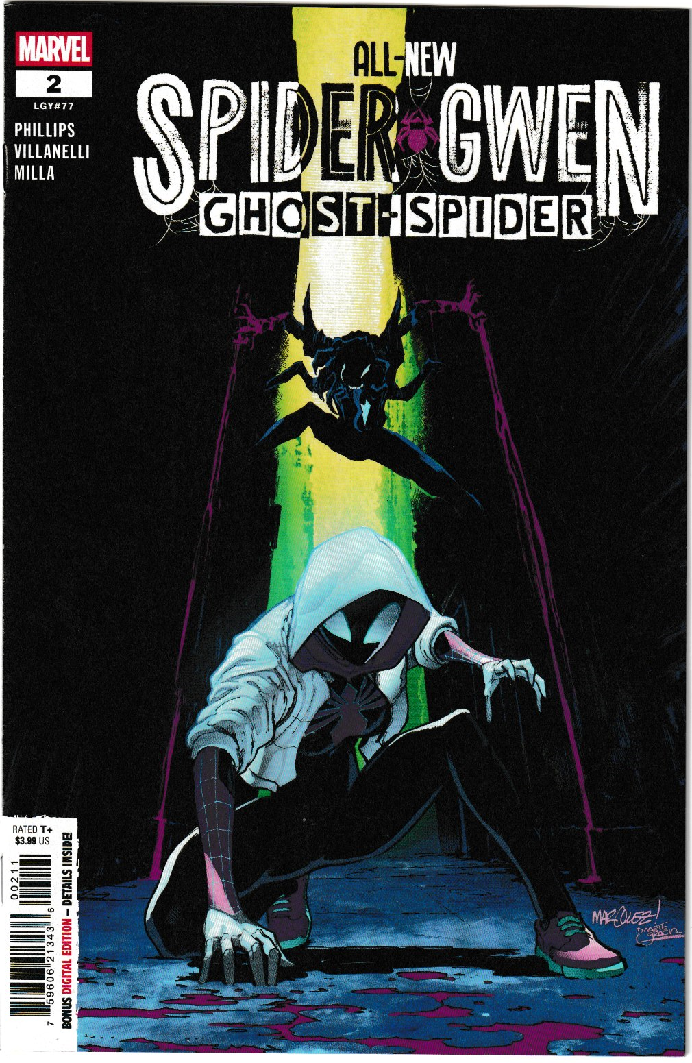 All-New Spider-Gwen: The Ghost-Spider #2 Cover A David Marquez (Marvel Comics, 2025)