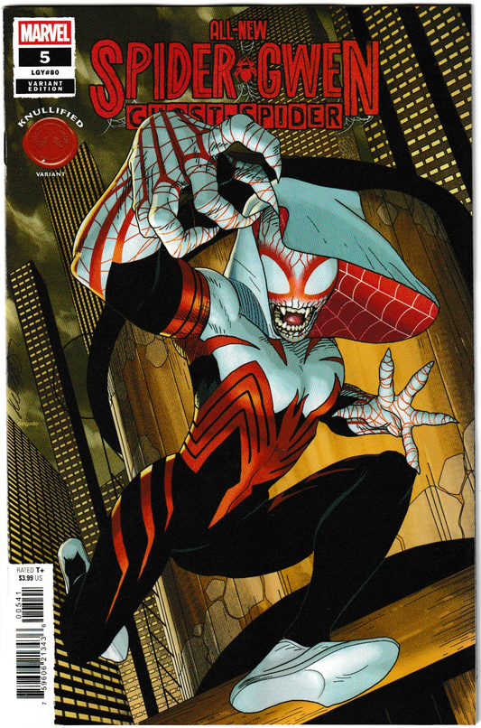ALL-NEW SPIDER-GWEN: THE GHOST-SPIDER #5 SALVADOR LARROCA KNULLIFIED VARIANT