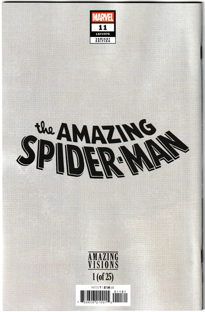 Amazing Spider-Man #11 Lee Bermejo Amazing Visions Variant 1 of 25 (Marvel Comics, 2025)