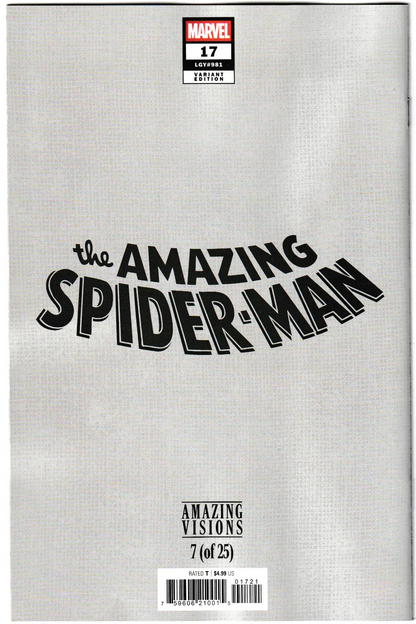 AMAZING SPIDER-MAN #17 LEE BERMEJO AMAZING VISIONS VARIANT