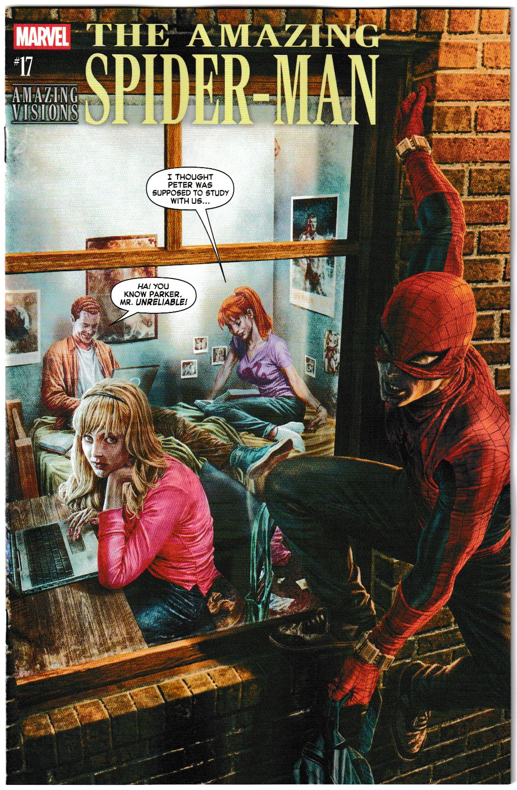 AMAZING SPIDER-MAN #17 LEE BERMEJO AMAZING VISIONS VARIANT