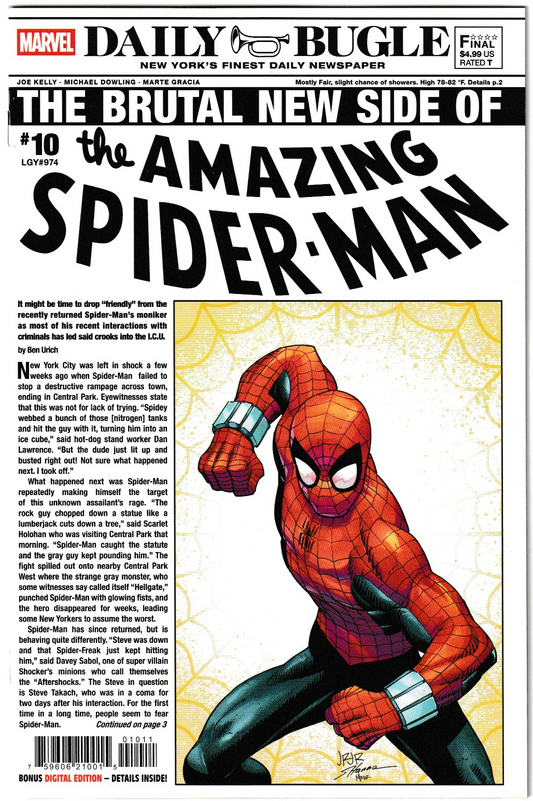 Amazing Spider-Man (2025) #10 Cover A John Romita Jr. (Marvel Comics, 2025)