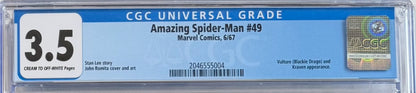 Amazing Spider-Man #49 (CGC 3.5, Off-White Pages)