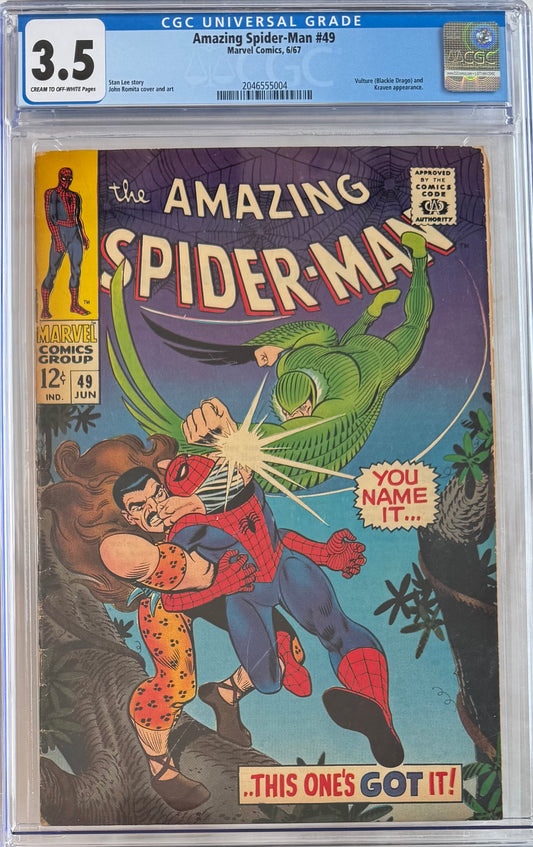 Amazing Spider-Man #49 (CGC 3.5, Off-White Pages)