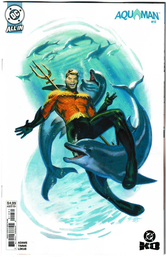 AQUAMAN #12 Cvr C David Talaski Card Stock Var (DC K.O. Tie In) Aquaman vs. Hawkman