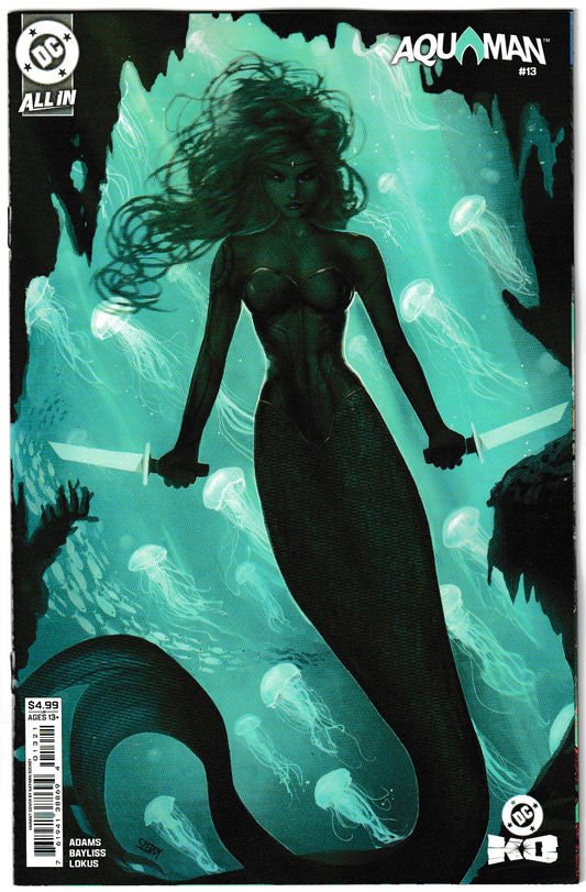 AQUAMAN #13 CVR B NATHAN SZERDY CARD STOCK VAR (DC KO Tie In)