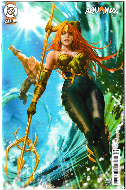 Aquaman Vol. 9 #10 Derrick Chew Cardstock Variant Cover (DC Comics, 2025) (NM/NM+)