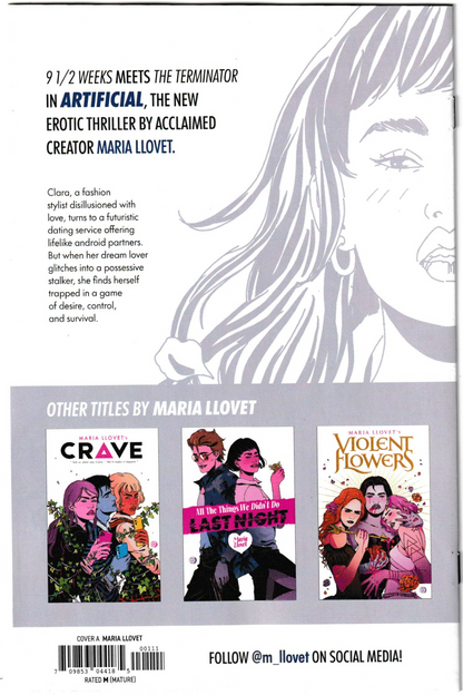 Artificial #1 (of 4) Cover A Maria Llovet (MR) Image Comics (NM/NM+)
