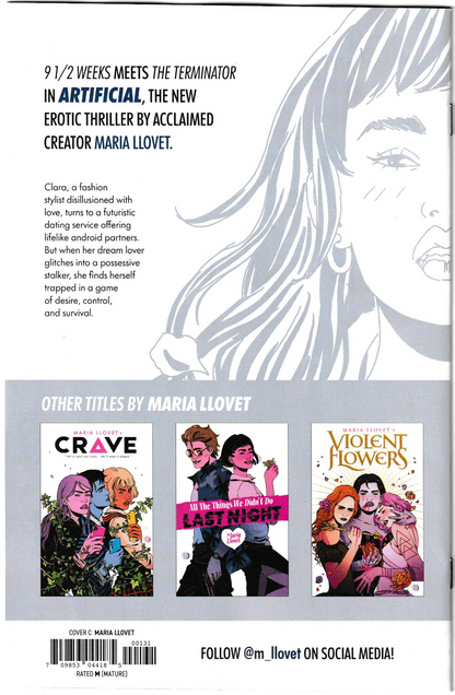 Artificial #1 (of 4) Cover C Maria Llovet Spicy Variant (MR) Image Comics 2025 (NM/NM+)