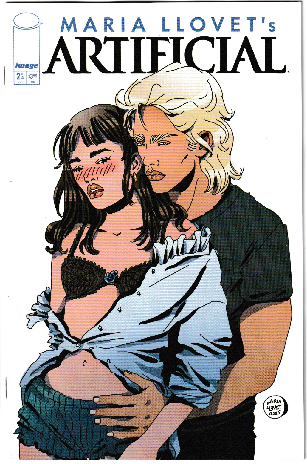 Artificial #2 (of 4) Cover C Maria Llovet Spicy Variant (MatureReaders) Image Comics 2025