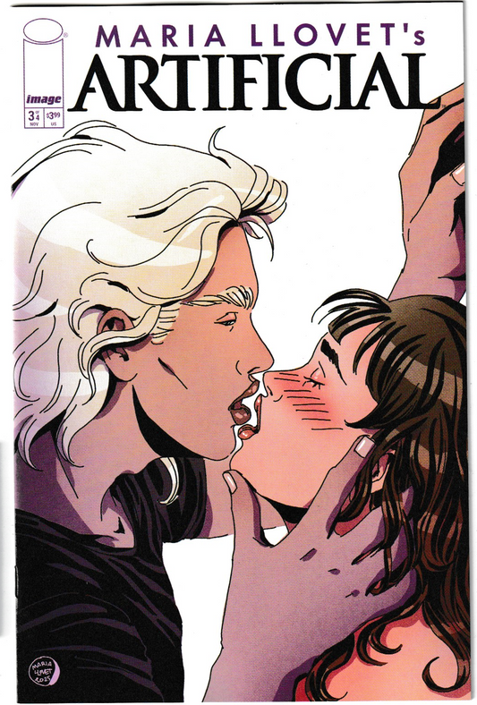 Artificial #3 (of 4) Cover C Maria Llovet Kiss Variant (MatureReaders) Image Comics 2025