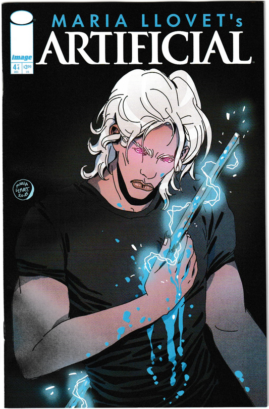 Artificial #4 (of 4) Cover C Maria Llovet Chest Wound Variant (MatureReaders) Image Comics 2025