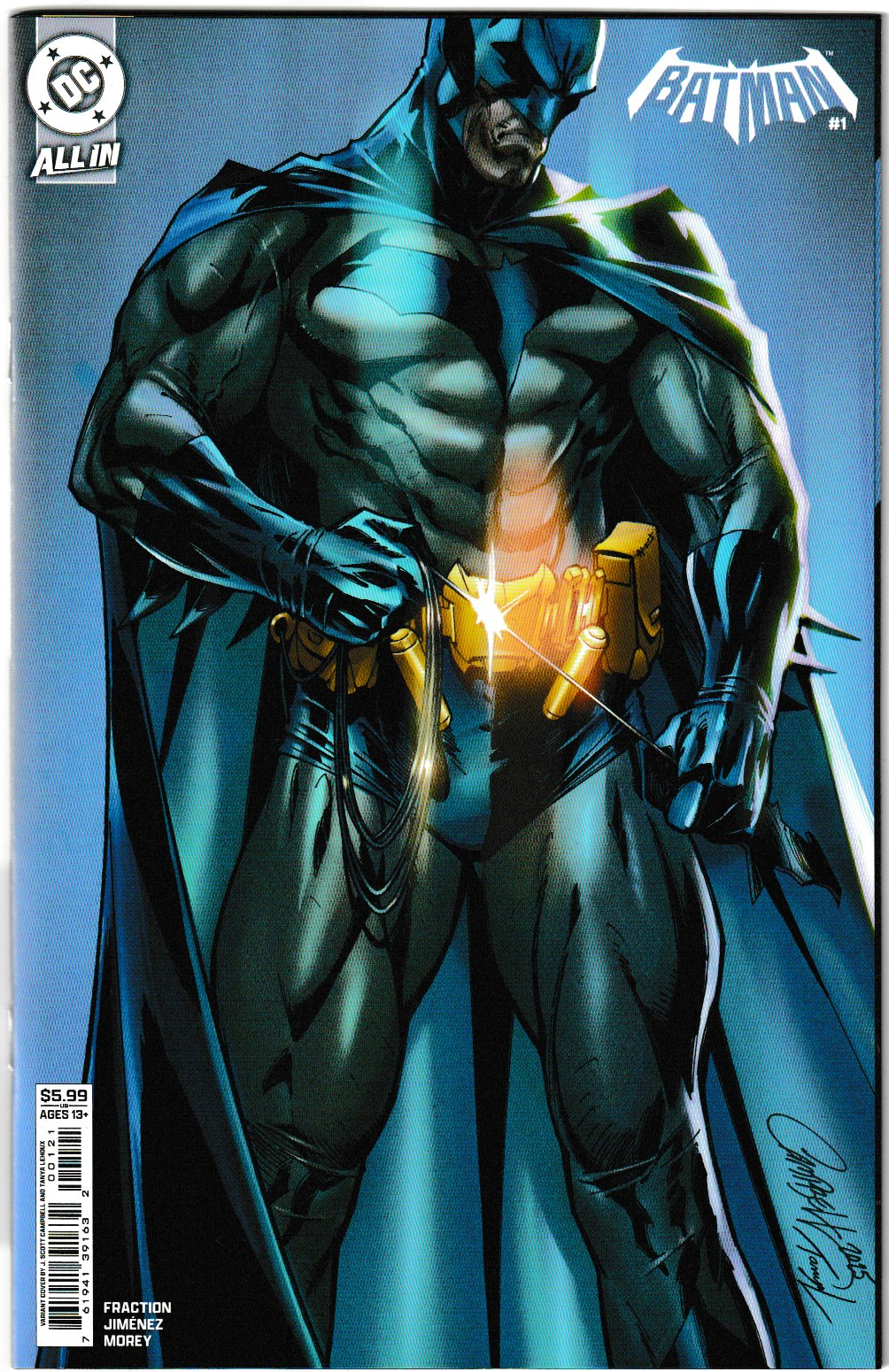 Batman #1 Cover D (J. Scott Campbell) DC Comics 2025 NM/NM+
