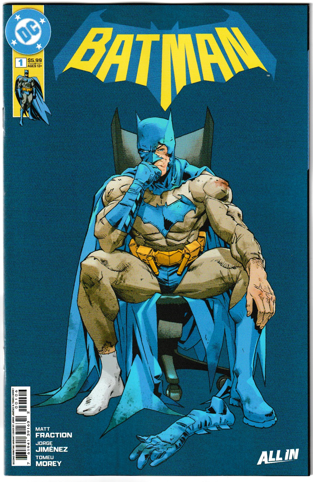 Batman #1 Cover D (Jorge Jimenez) 2nd Print DC Comics 2025