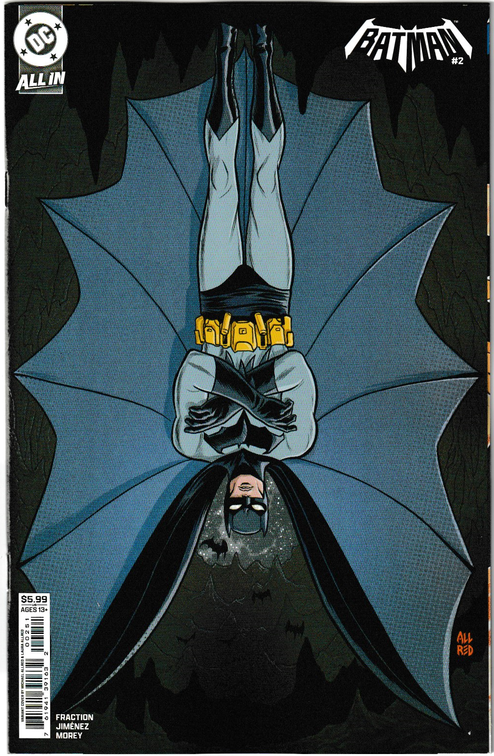 Batman #2 Cover Cover E Michael Allred Card Stock Variant DC Comics 2025