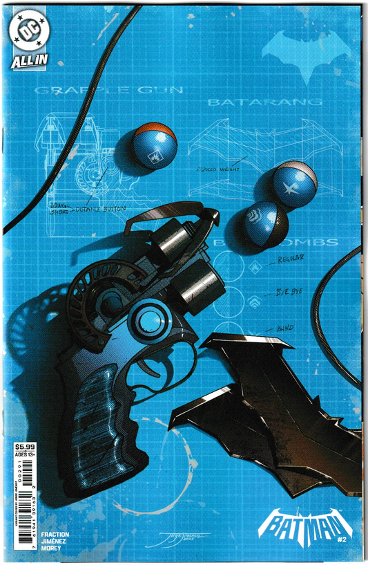 Batman #2 Cover Cover F Jorge Jiménez Bat-Gadget Card Stock Variant DC Comics 2025