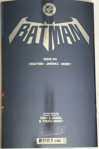 BATMAN #3 Second Printing Cvr C Tony S Daniel FOIL Var (2nd Print)