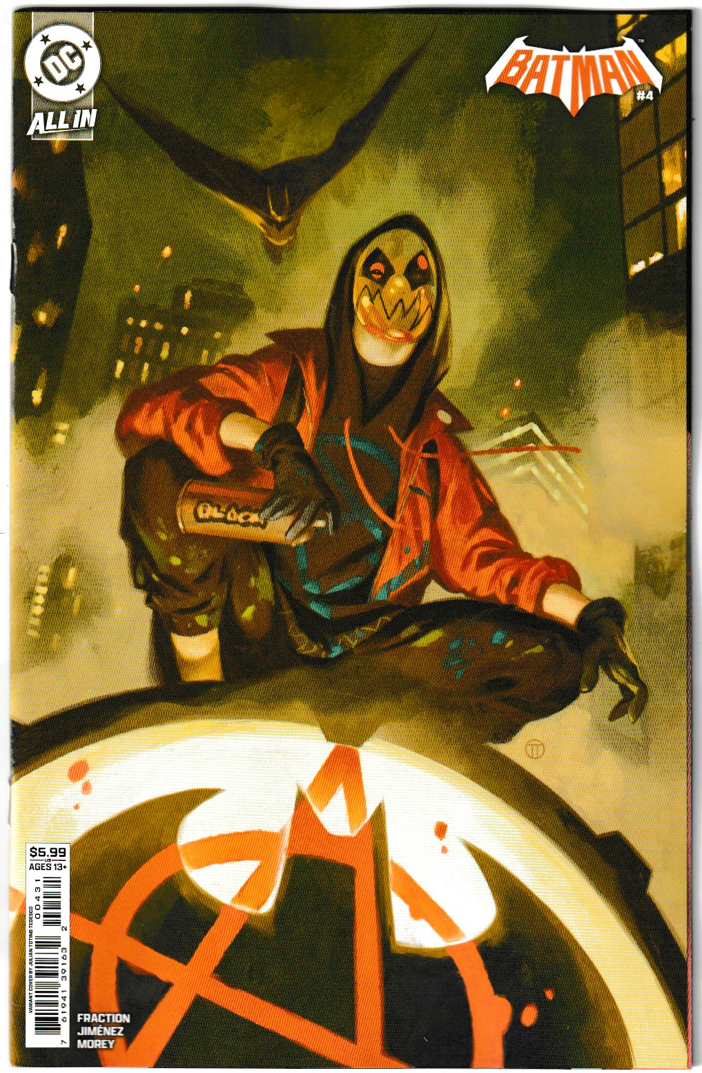 Batman #4 Cover C (Julian Totino Tedesco) 1st Print Card Stock Variant DC Comics 2025