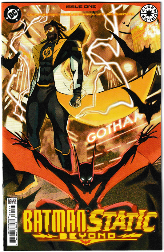 BATMAN STATIC BEYOND #1 (OF 6) CVR A NIKOLAS DRAPER-IVEY 1st Print