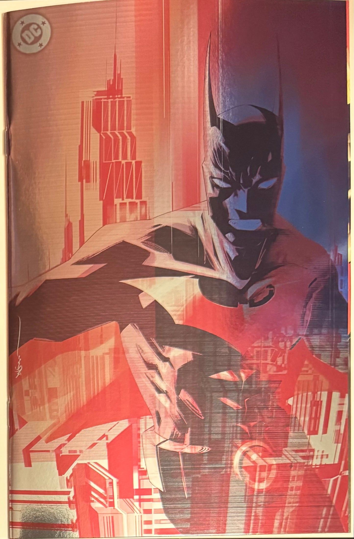 BATMAN STATIC BEYOND #1 (OF 6) CVR D DUSTIN NGUYEN FOIL VAR 1st Print