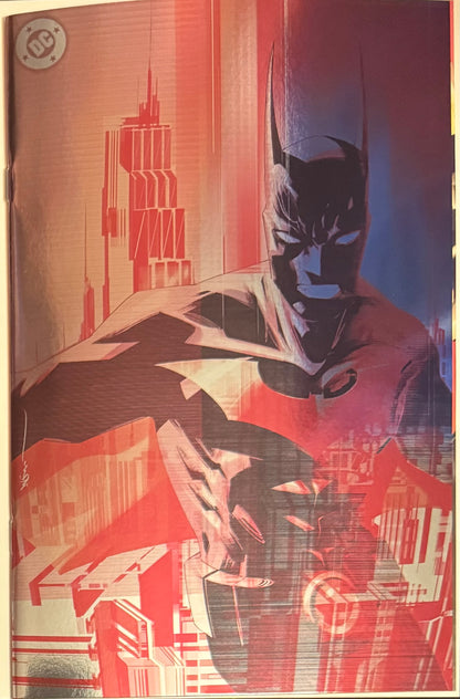 BATMAN STATIC BEYOND #1 (OF 6) CVR D DUSTIN NGUYEN FOIL VAR 1st Print