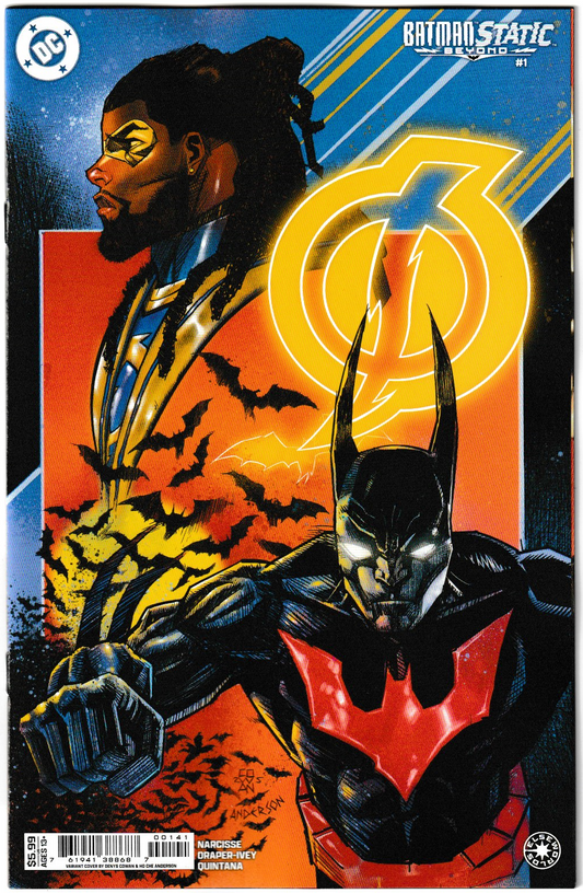 BATMAN STATIC BEYOND #1 (OF 6) CVR E DENYS COWAN CARD STOCK VAR 1st Print