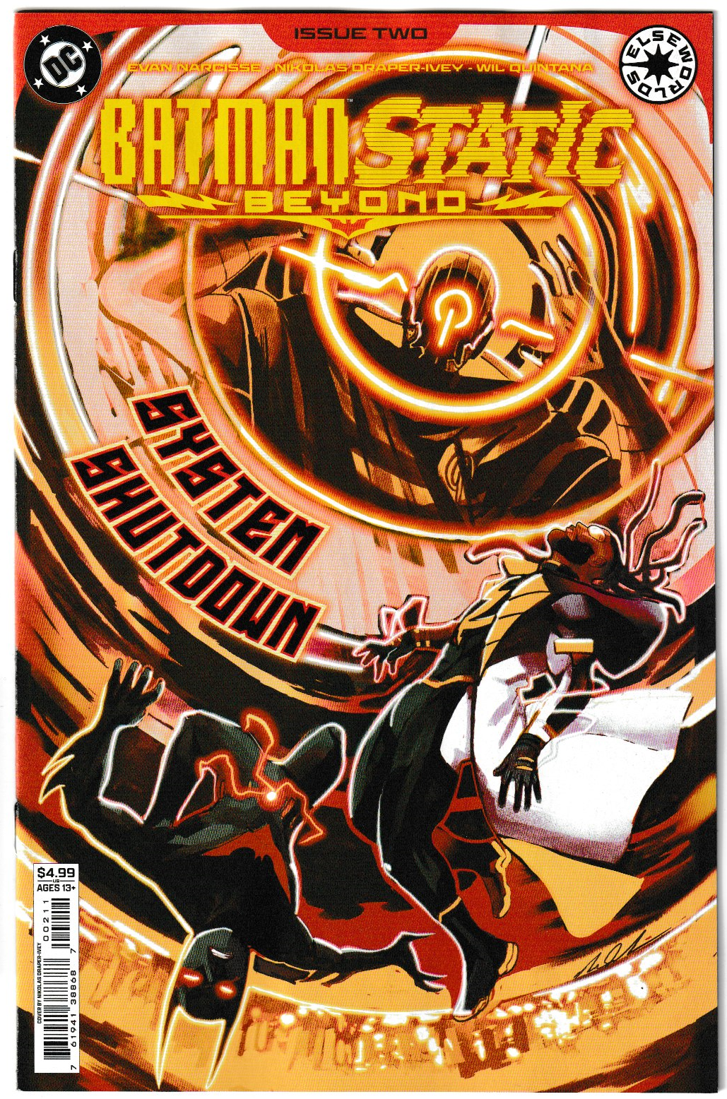 BATMAN STATIC BEYOND #2 (OF 6) CVR A NIKOLAS DRAPER-IVEY 1st Print